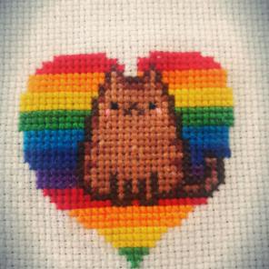 LGBTQ+ Pride kitty