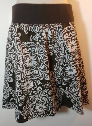 Ann Taylor Brown skirt elastic waist