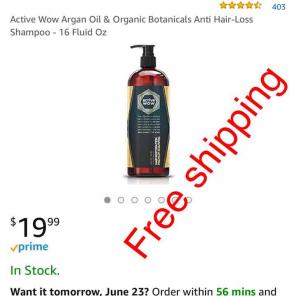 NEW Hair Restoration shampoo