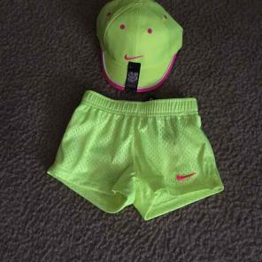 Nike bundle cap and shorts