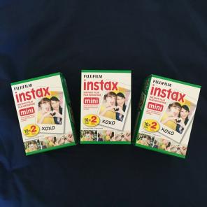 3x Fuji Instax Mini Film (Twin Pack, 60)