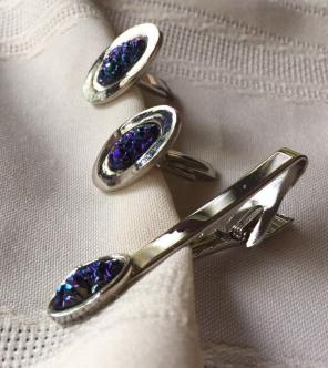 Mixed Lot Cuff Links & Tie Bars