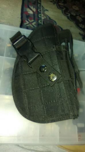Right handed waist holster
