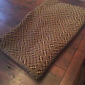 Primitive Black and Tan coverlet bundle