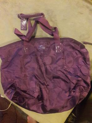 Beautiful Purple Coach Purse