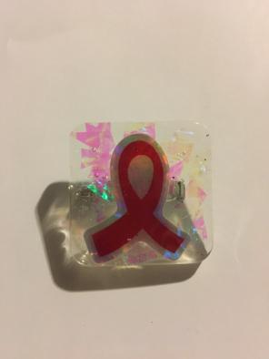 Breast Cancer Brooch