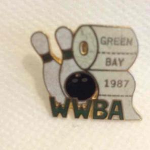 Green Bay Wisconsin Bowling ball pin