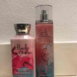 Set of pink shiffon for $18