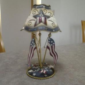 Americana Candle Lamp