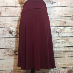 Lularoe Burgundy Azure Skirt Sz S