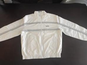 Supreme White Piping Track Jacket