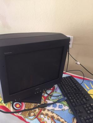 Dell Computer And Keyboard