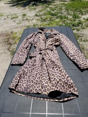 Leopard rain jacket