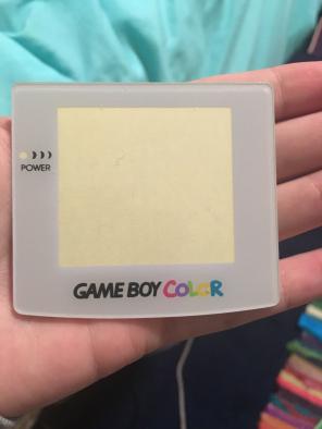 White Gameboy Color Screen Replacement