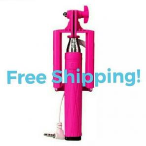 PINK selfie stick