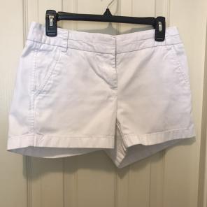 White JCrew Chino Shorts