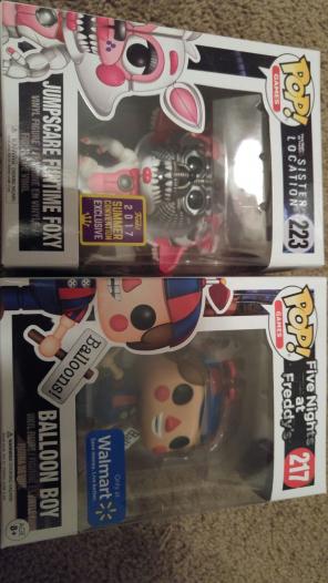 SDCC Jumpscare Foxy and balloon Boy WM