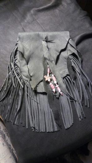 Med leather pouch