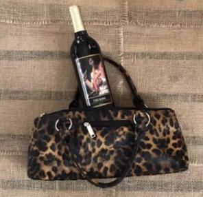 Animal Print Insulated Wine Clutch