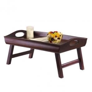 Bed Tray bed serving table foldable