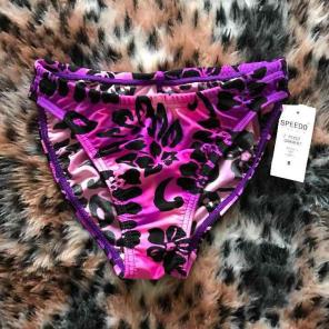 NWT Speedo Hawaiian Bikini Cut Swimsuit