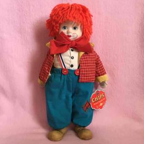 Vintage Chip's Porcelain Clown Doll