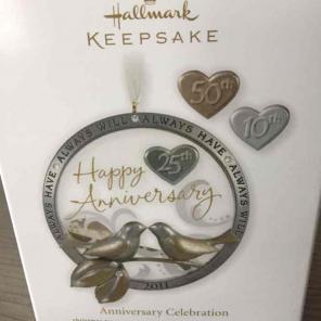 Hallmark Anniversary Ornament