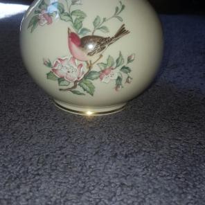 Lenox bird and flower vase