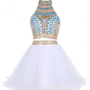 Two piece homecoming dress