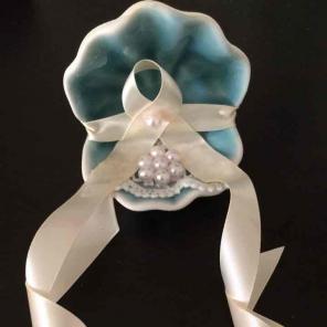 Beach wedding ring bearer she'll