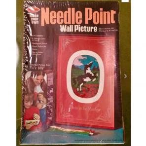 Arrow Needle Point Pinto in the meadow