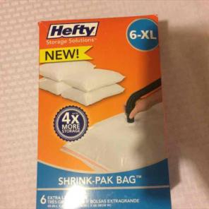 Shrink pack bag x 6 inside 1box NEW