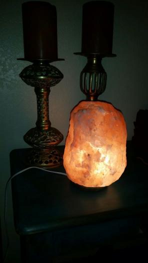 Electrical Salt lamp .