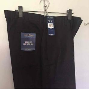 NEW, Blk Linen ,Wrinkle-Free Pant,34/32