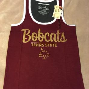 Texas State Bobcats Tank Top NWT