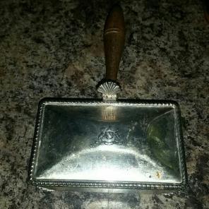 Antique dish with handle