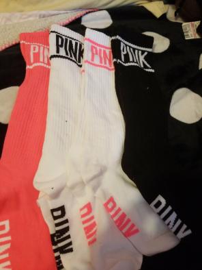 New vs pink socks