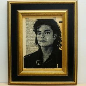 MJ print vintage dictionary page