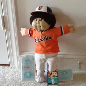 Cabbage patch kid with birth certificate