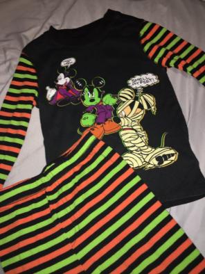 Mickey Halloween Pajamas Sz 4