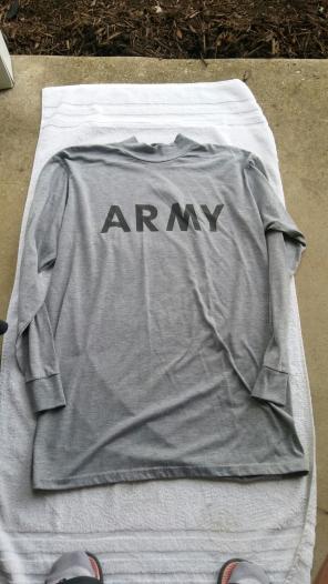 Mens army long sleeve xl