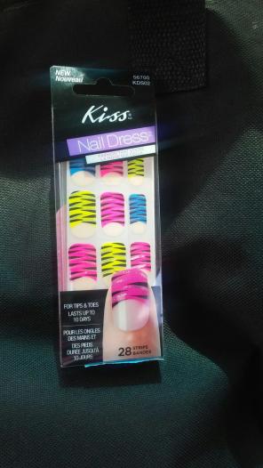 KISS nail stickers tiger print