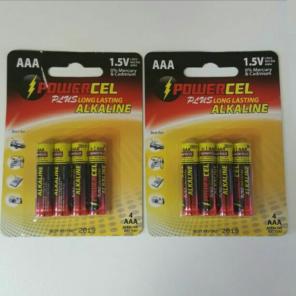 Powercel AAA 8-pack compared to Duracell