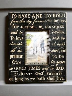 Wedding Vow Frame