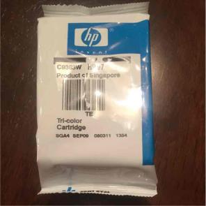 HP 97 Tri-color ink cartridge, unopened