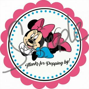 Minnie Mouse Party Tags