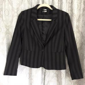 Black And Grey goth Blazer