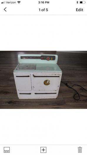 Vintage Toy Oven