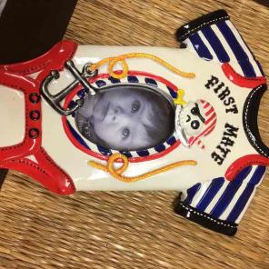 Boys nautical picture frame