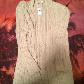 GAP Oversized Woven Cardigan